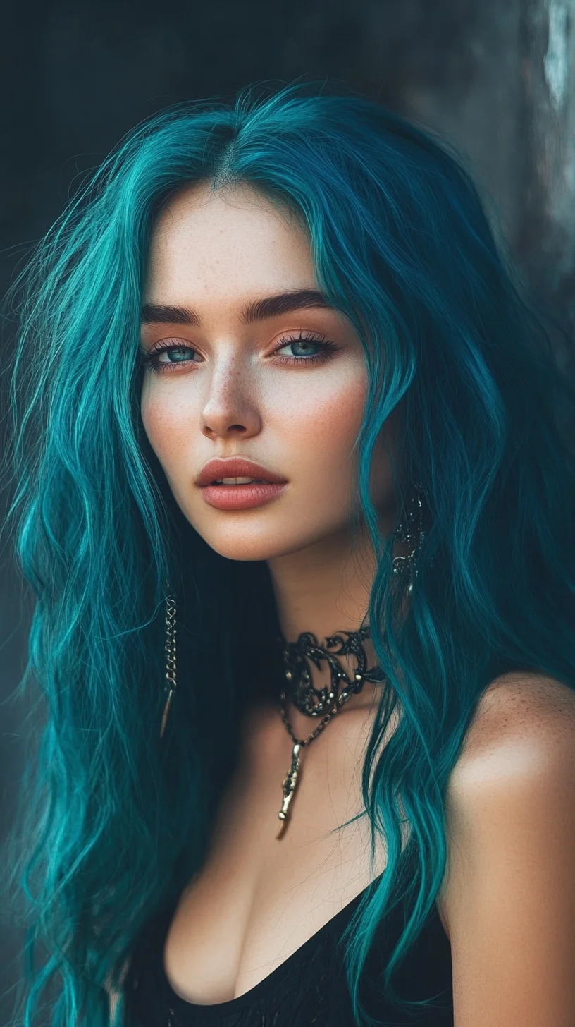 Bold and Beautiful: Embrace the Allure of Vibrant Teal Waves