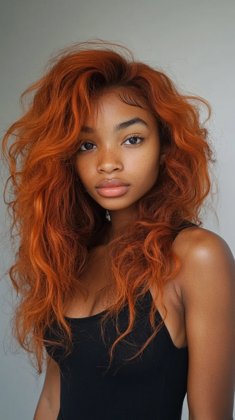 Bold and Beautiful: Embrace the Luscious Layers of Fiery Curls