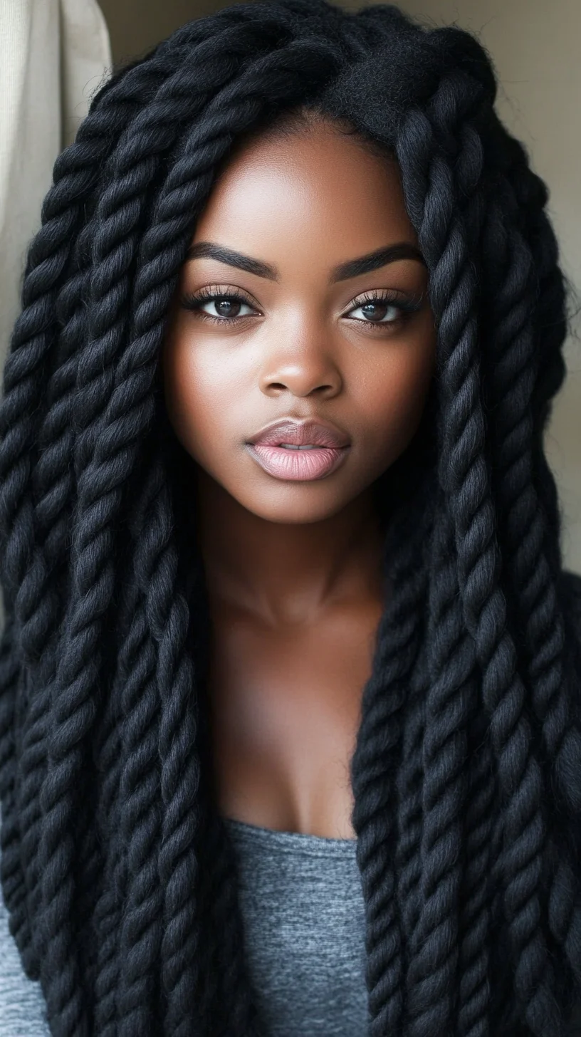 Bold and Beautiful: The Allure of Long Twisted Locks