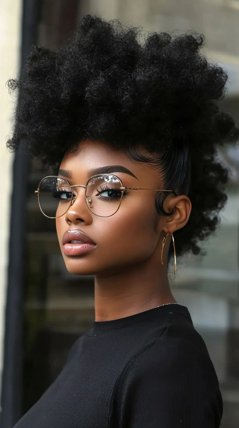 Bold and Beautiful: The Statement-Making High Puff Hairstyle