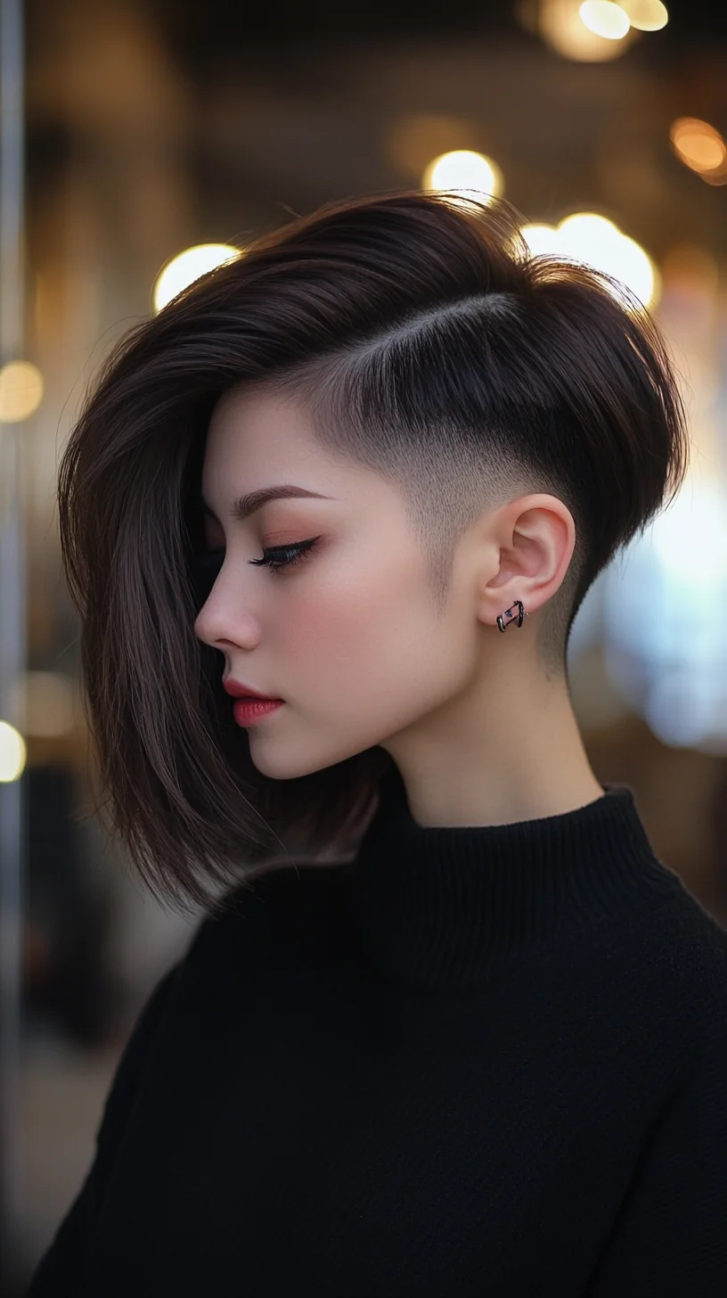 Bold Asymmetrical Bob: A Chic Blend of Edgy and Elegant