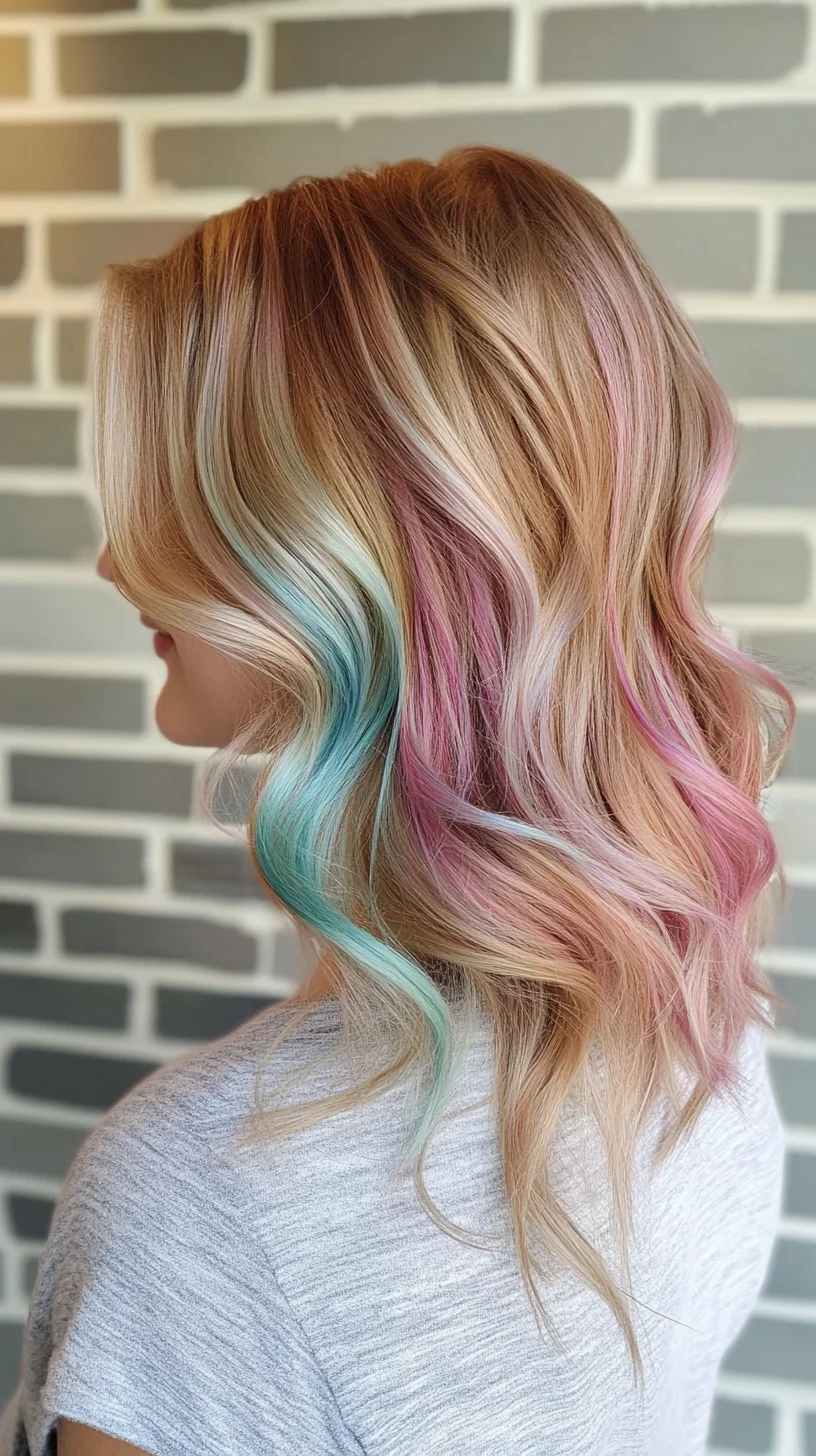 Bold Pastel Mermaids: Unleash Your Inner Siren with Vibrant Waves