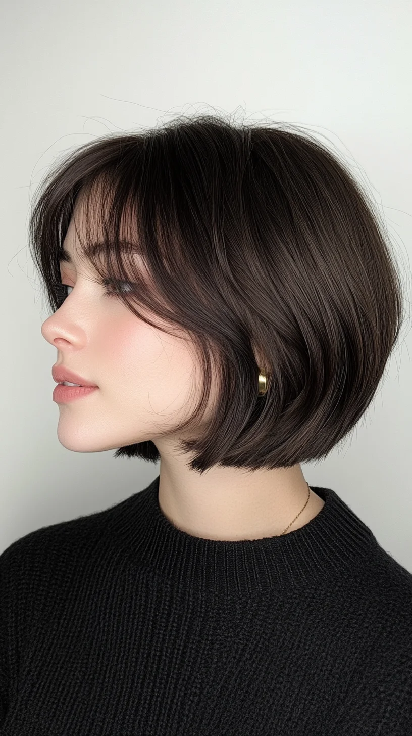 Effortless Chic: The Modern Textured Bob for a Fresh Look