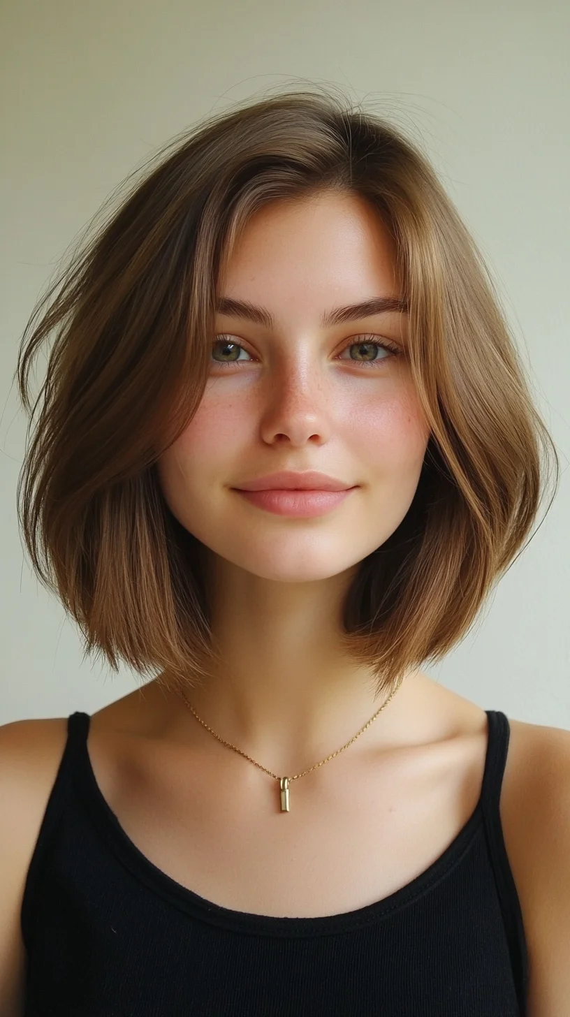 Effortless Chic: The Modern Textured Bob for Effortless Elegance