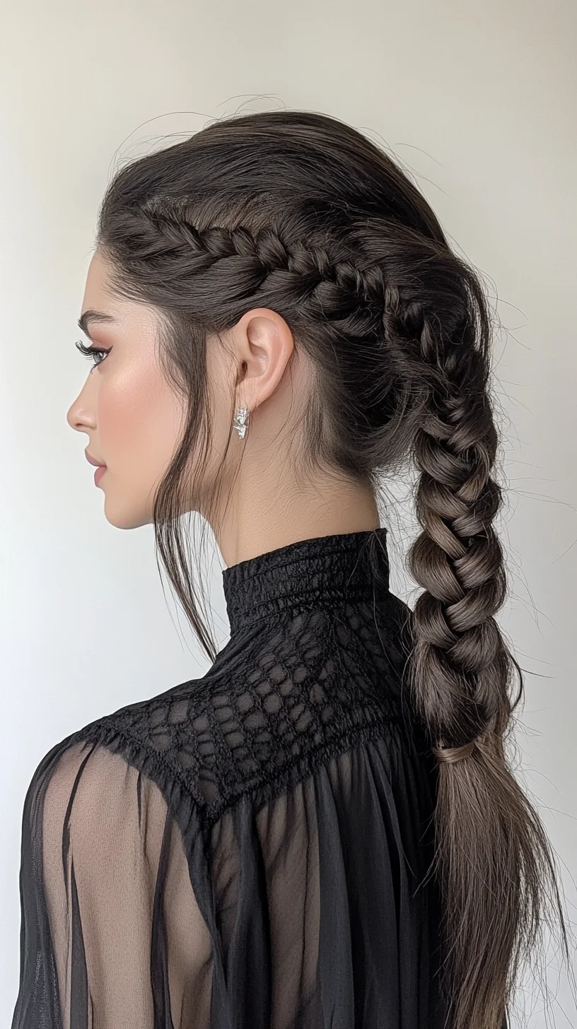 Effortless Elegance: The Chic Side Braid for Any Occasion