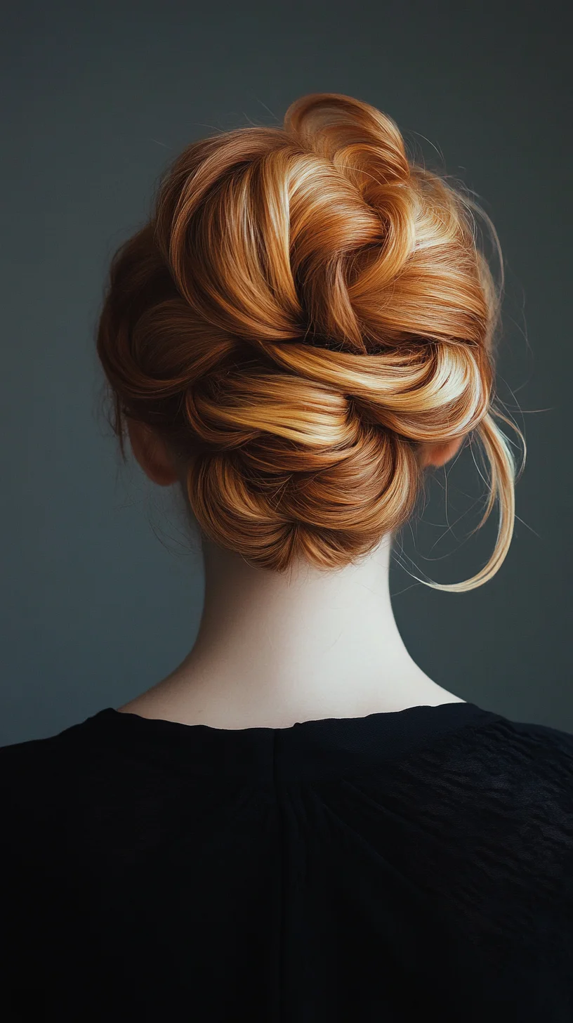 Effortless Elegance: The Chic Twisted Updo for Every Occasion