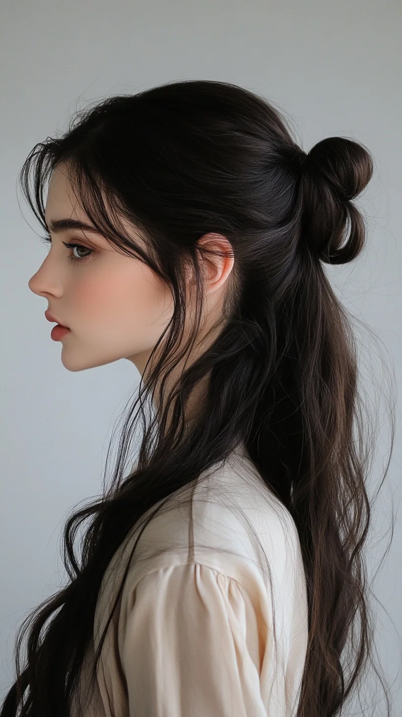 Effortless Elegance: The Half-Up Bun for a Chic Everyday Look