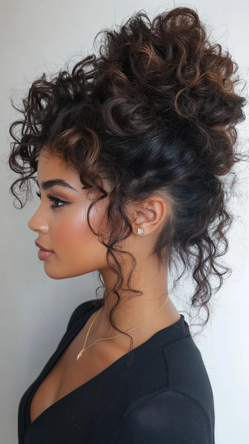 Effortless Elegance: The Perfect Curly Updo for every Occasion