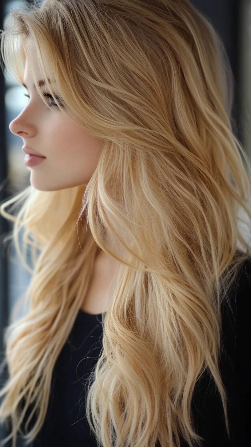 Effortlessly Chic Beach Waves: The Perfect Blend of Volume and Texture