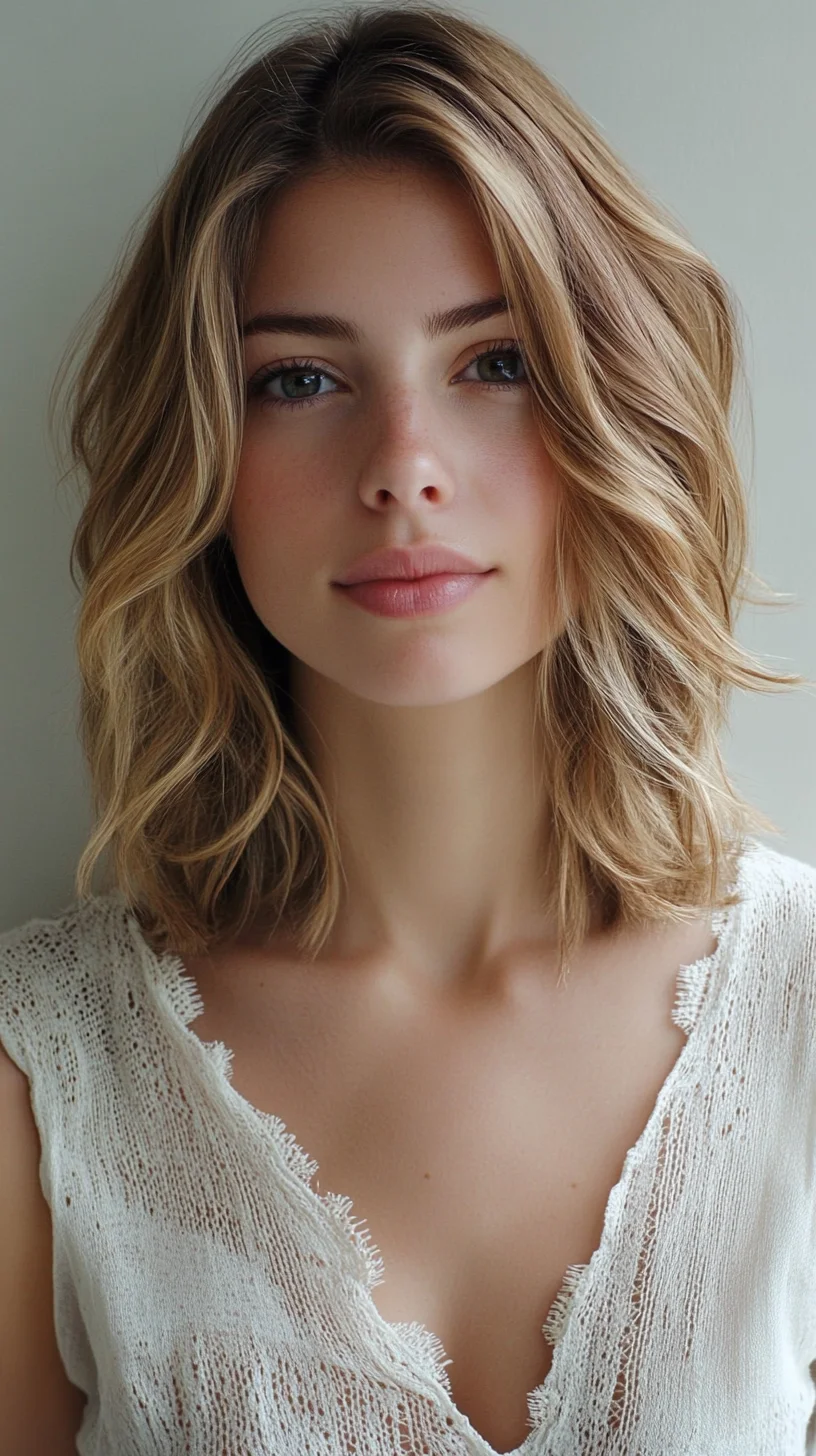 Effortlessly Chic Beachy Waves for a Lively and Fresh Look