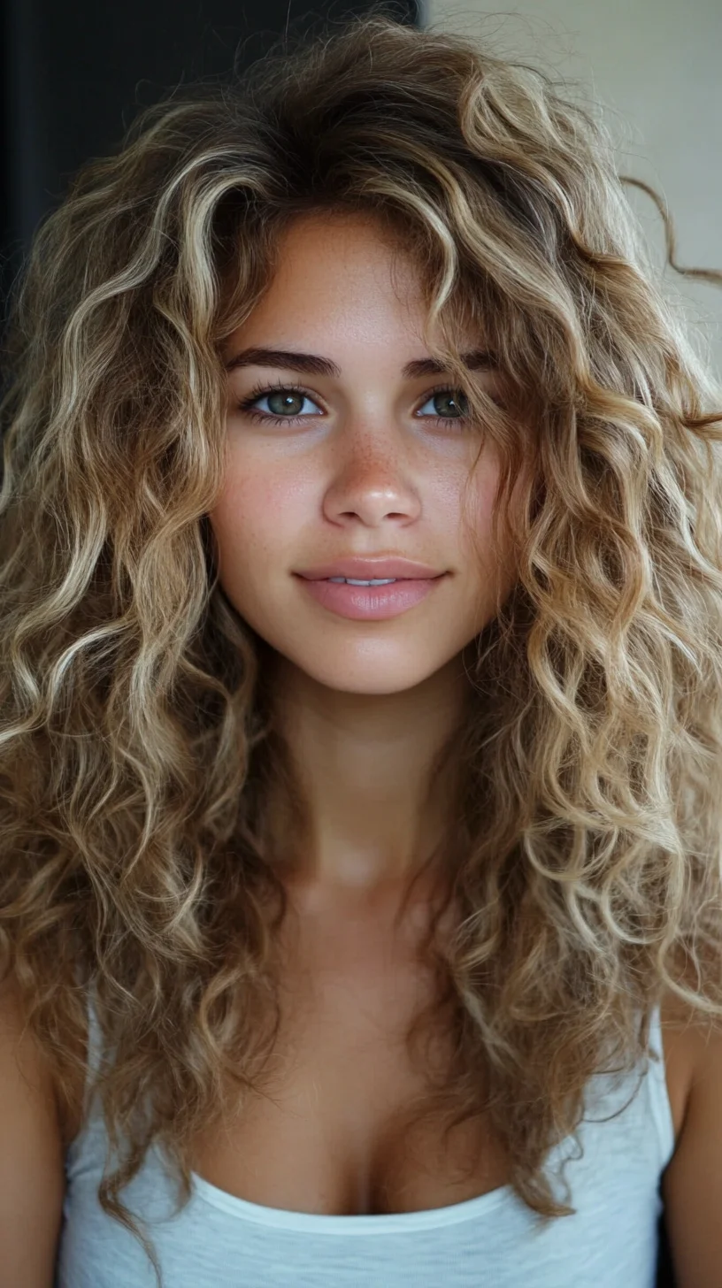 Effortlessly Chic: Embrace Natural Volume with Luscious Curly Layers