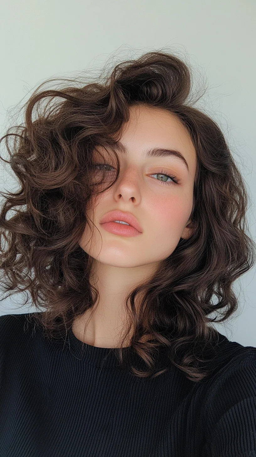 Effortlessly Chic: Embrace the Volume with Loose, Natural Curls