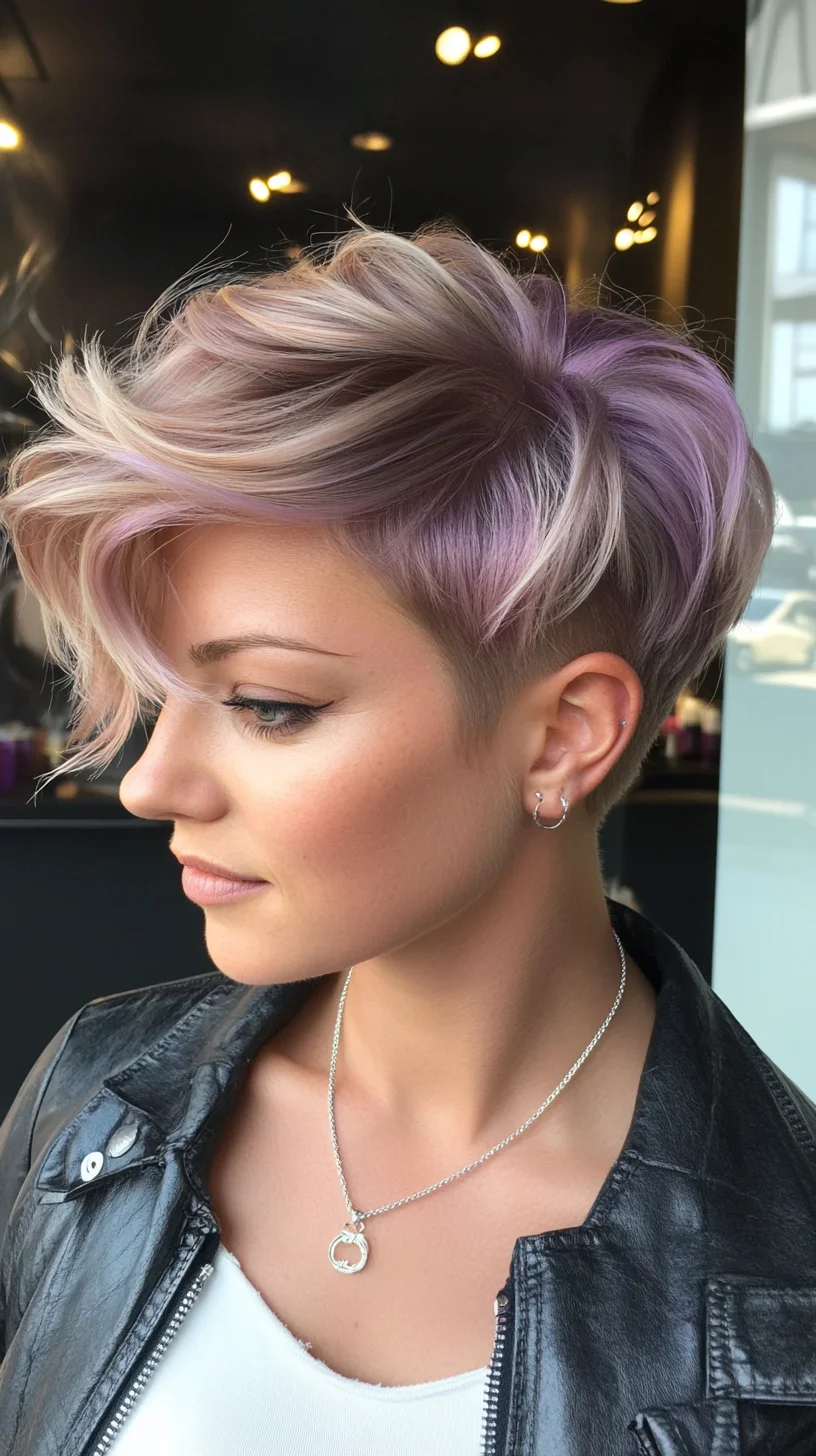 Effortlessly Chic Pixie: Embrace Playful Layers and Subtle Pastels