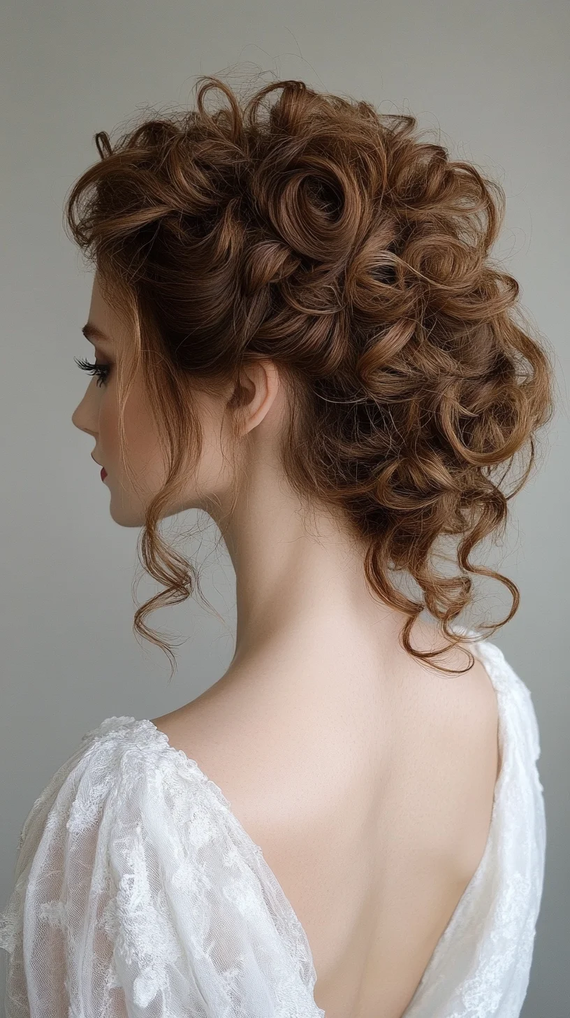 Effortlessly Chic: Romantic Loose Curls for a Stunning Bridal Look