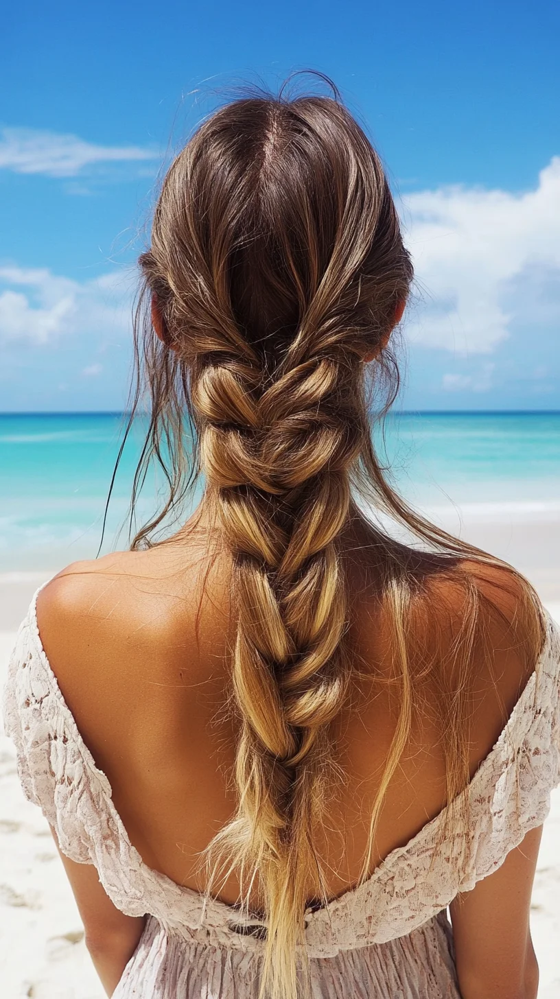 Effortlessly Chic: The Boho Beach Braid for a Carefree Summer Look