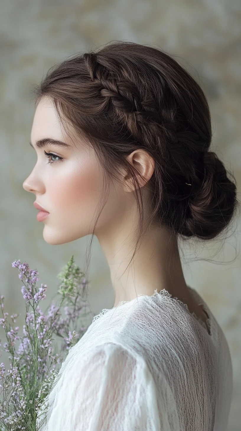 Effortlessly Chic: The Braided Bun for an Elegant Touch