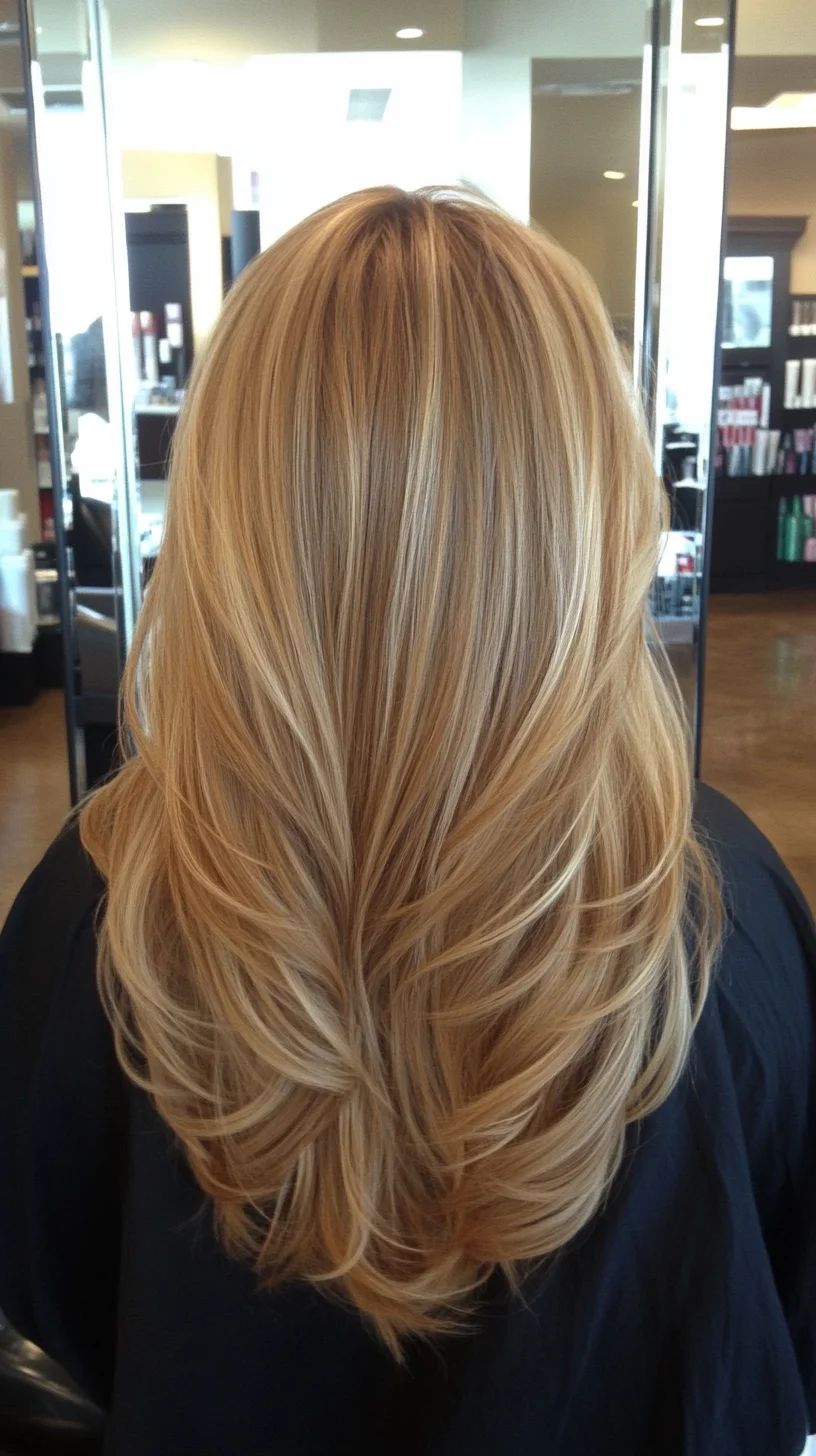 Effortlessly Chic: The Flawless Layered Blowout for Luscious Locks