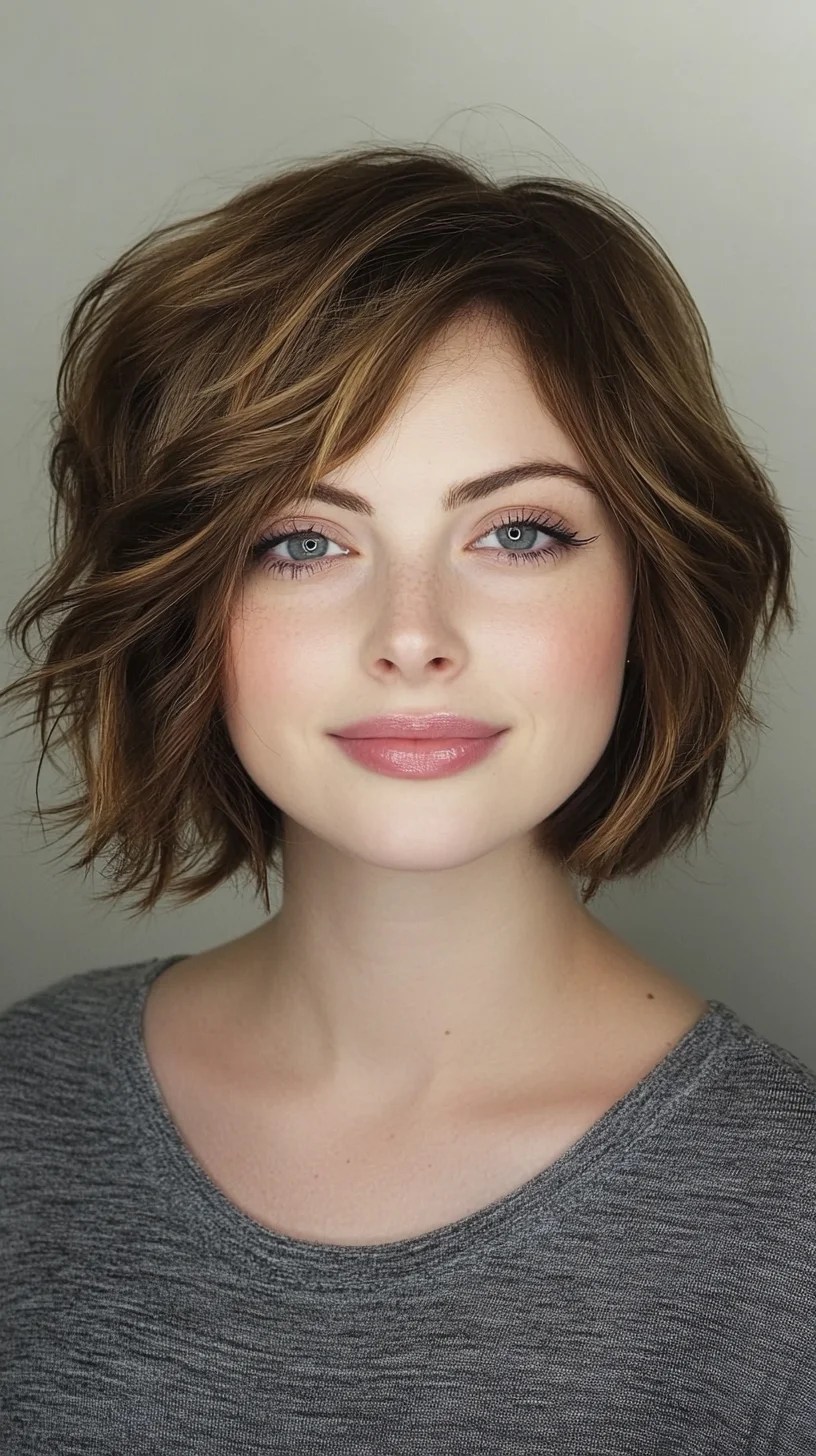 Effortlessly Chic: The Flirty Textured Bob Perfect for Any Occasion