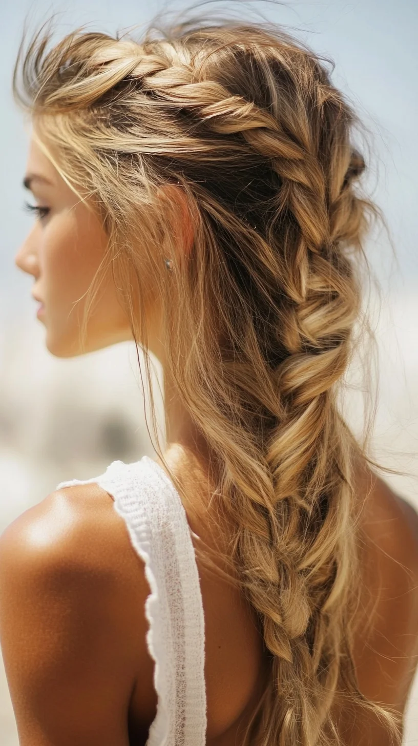 Effortlessly Chic: The Loose Bohemian Braid for a Carefree Look