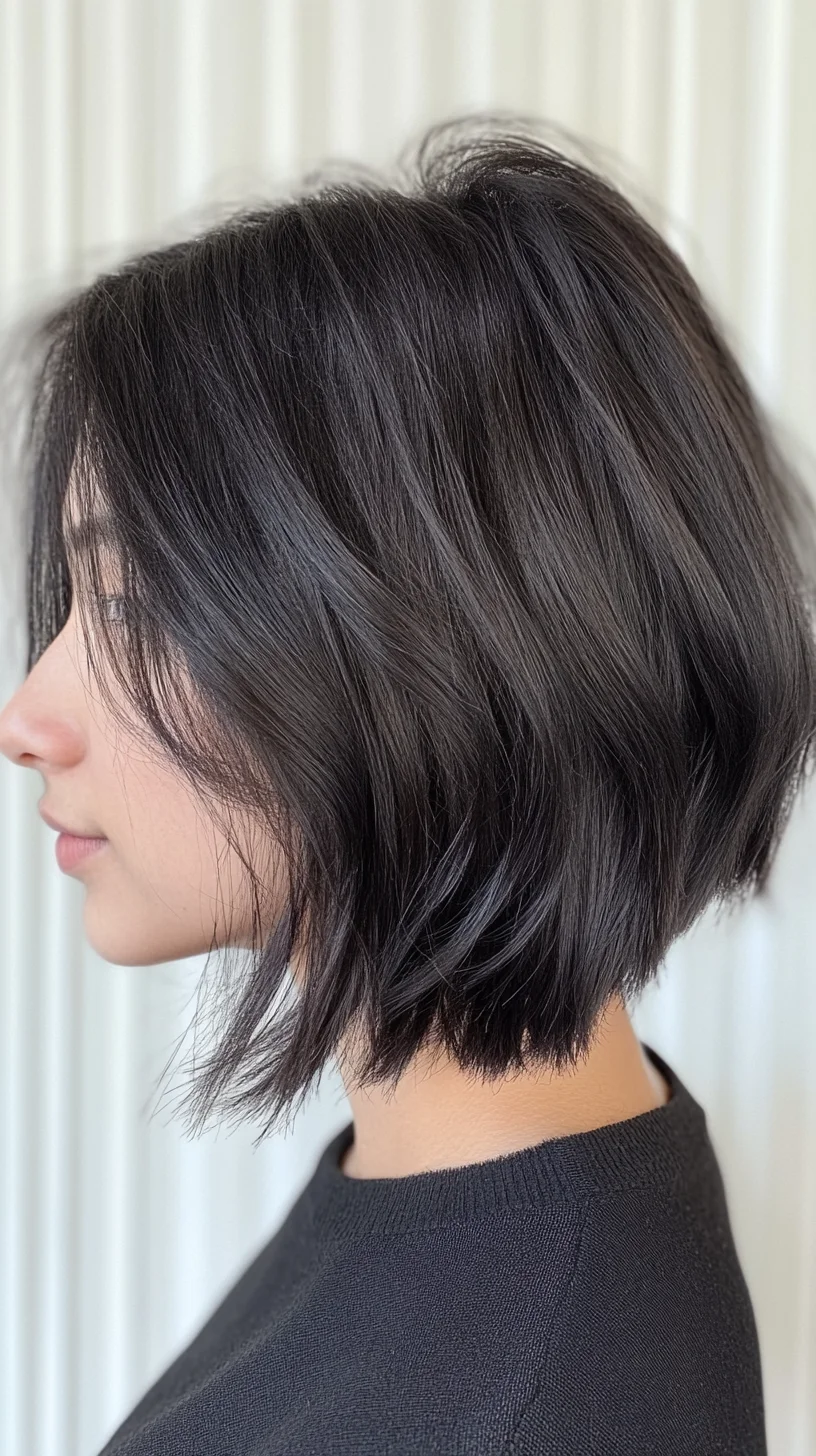 Effortlessly Chic: The Modern Textured Bob for a Sophisticated Look