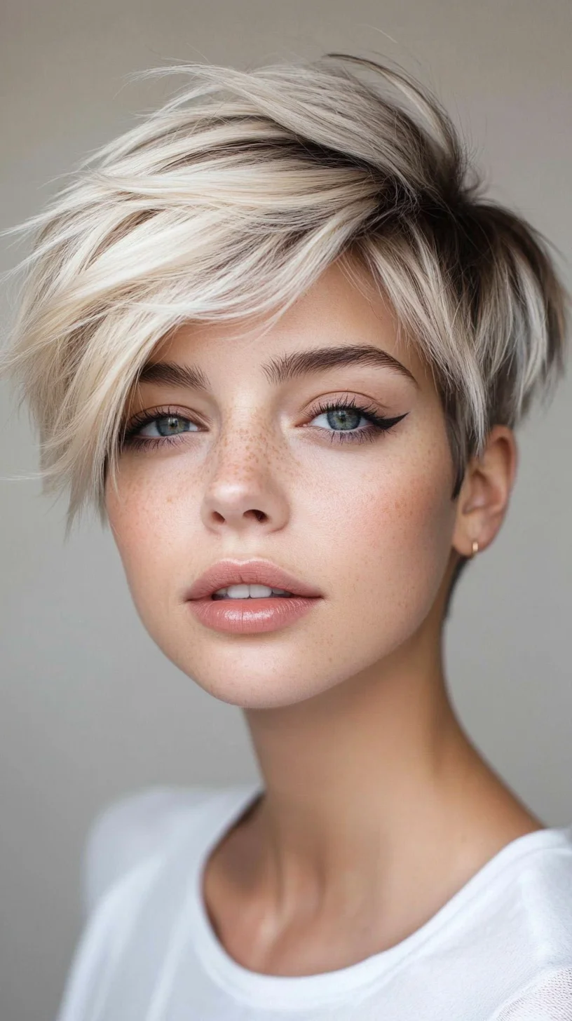 Effortlessly Chic: The Modern Textured Pixie Cut