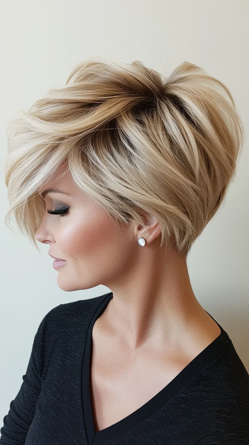 Effortlessly Chic: The Modern Voluminous Bob with Soft Layers