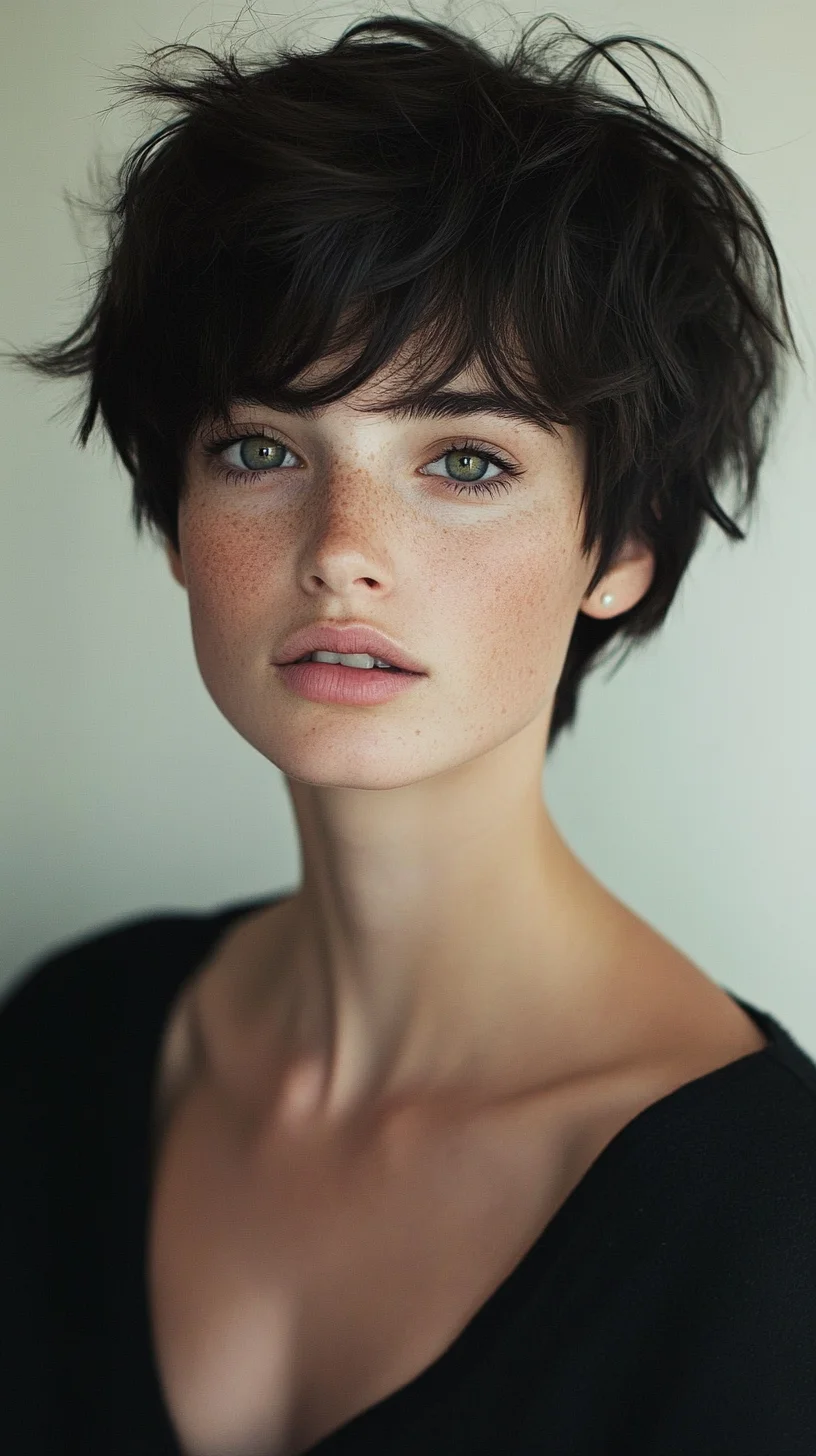 Effortlessly Chic: The Perfect Messy Pixie Cut for a Playful Vibe