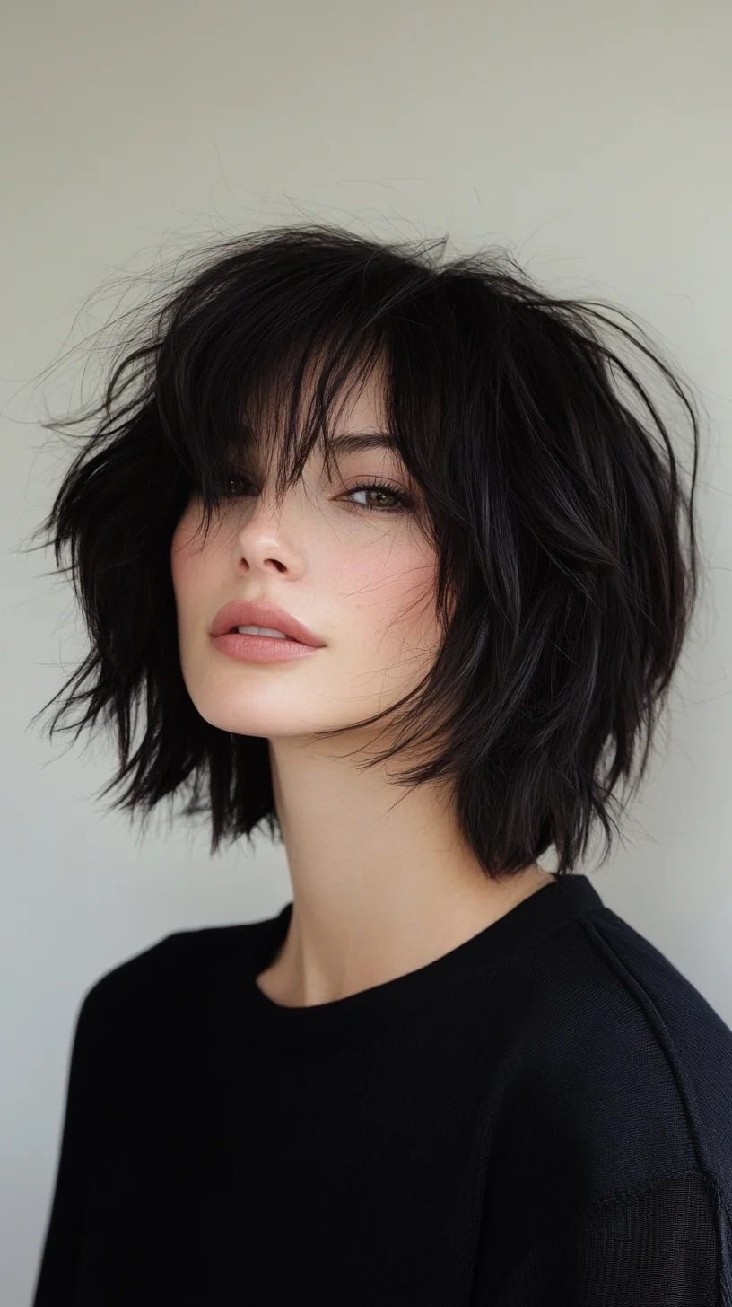 Effortlessly Chic: The Textured Bob That Elevates Any Look