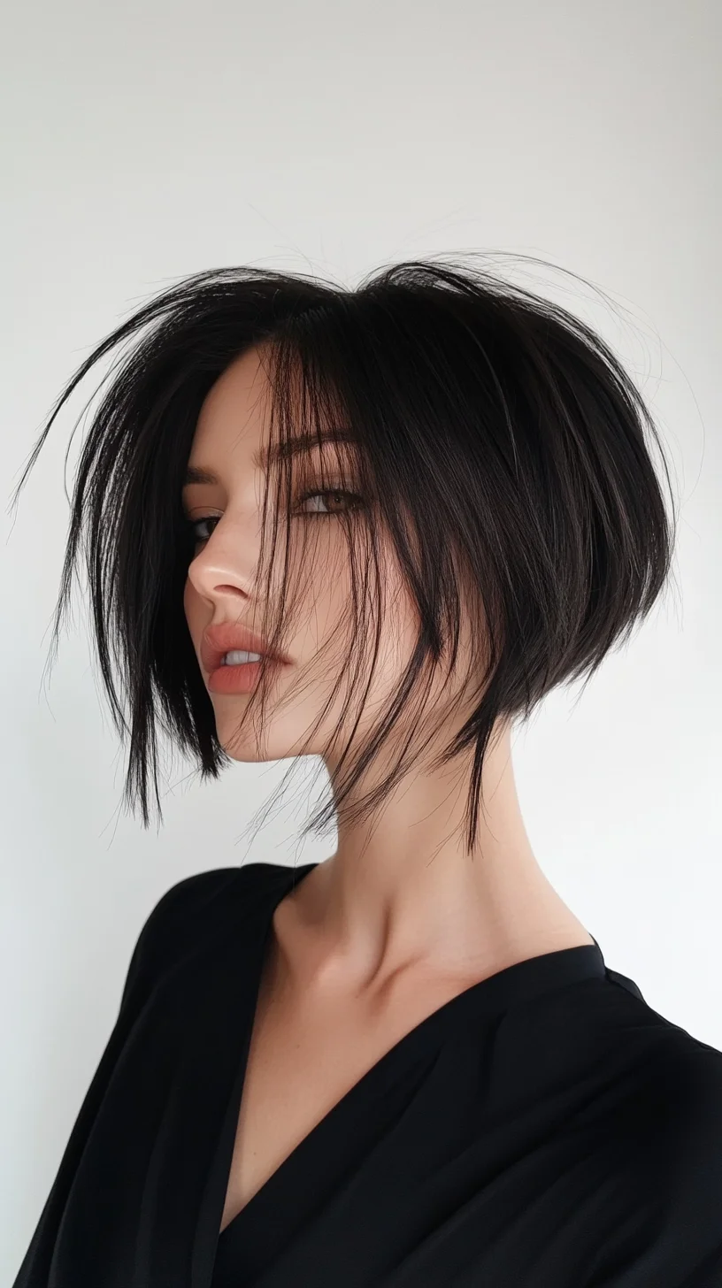 Effortlessly Chic: The Textured Bob with Modern Edge