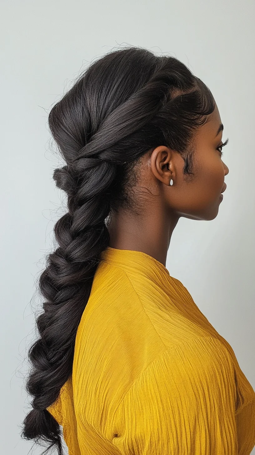 Effortlessly Chic: The Twisted Rope Braid for Stunning Elegance