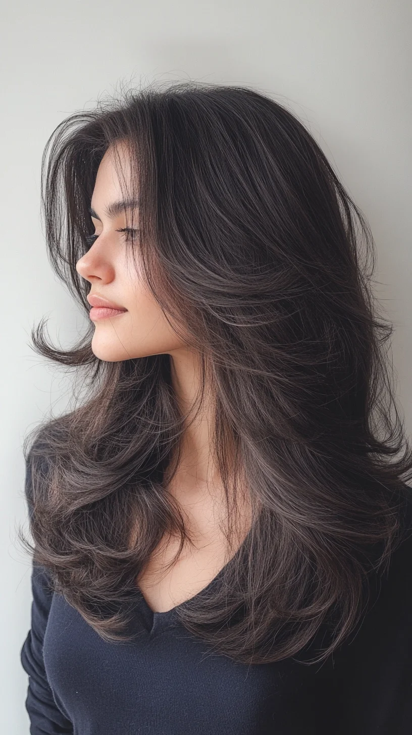 Effortlessly Chic: The Voluminous Layered Hair that Transforms Your Look