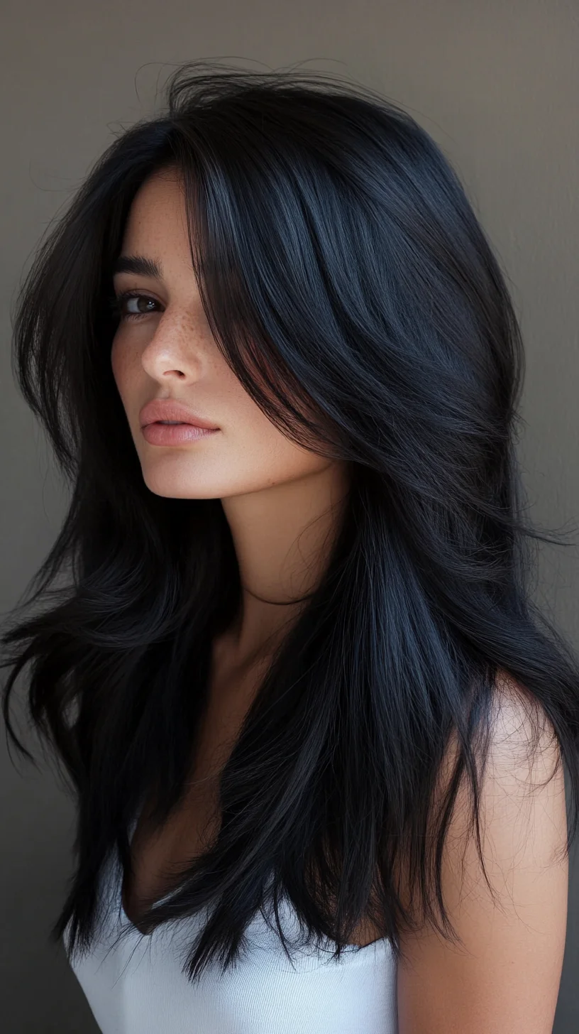 Effortlessly Chic: The Voluminous Long Layers Hairstyle