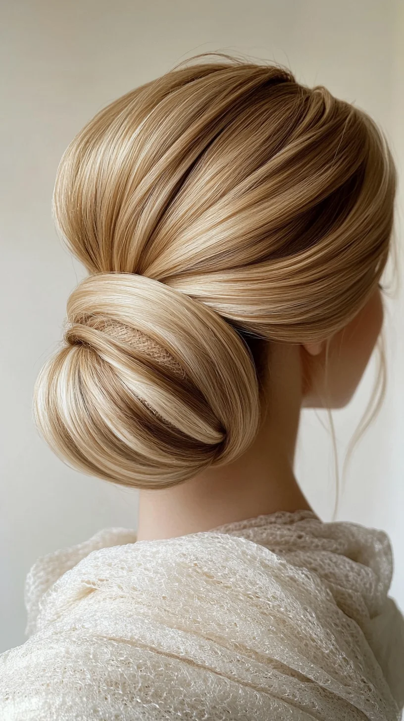 Effortlessly Elegant Chignon: A Timeless Updo for Any Occasion