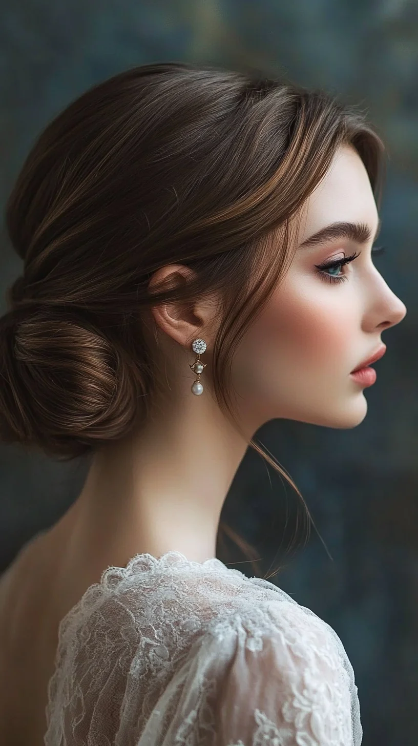 Effortlessly Elegant Low Bun: Perfect for Every Occasion