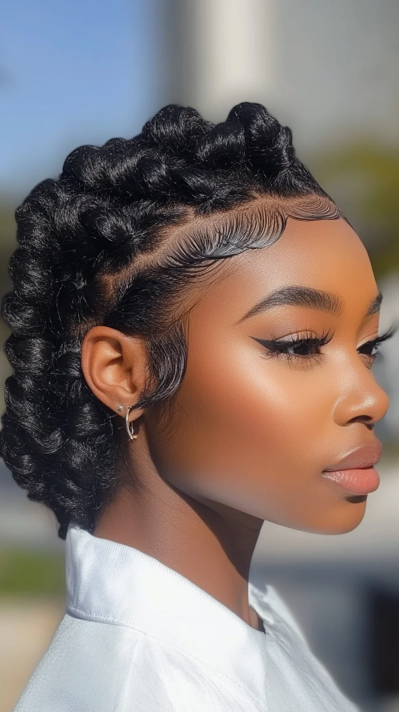 Effortlessly Elegant: The Glamorous Twisted Updo for Chic Sophistication