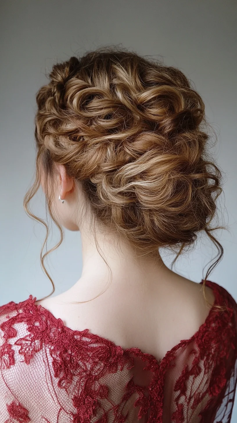 Effortlessly Elegant: The Perfect Romantic Updo for Any Occasion