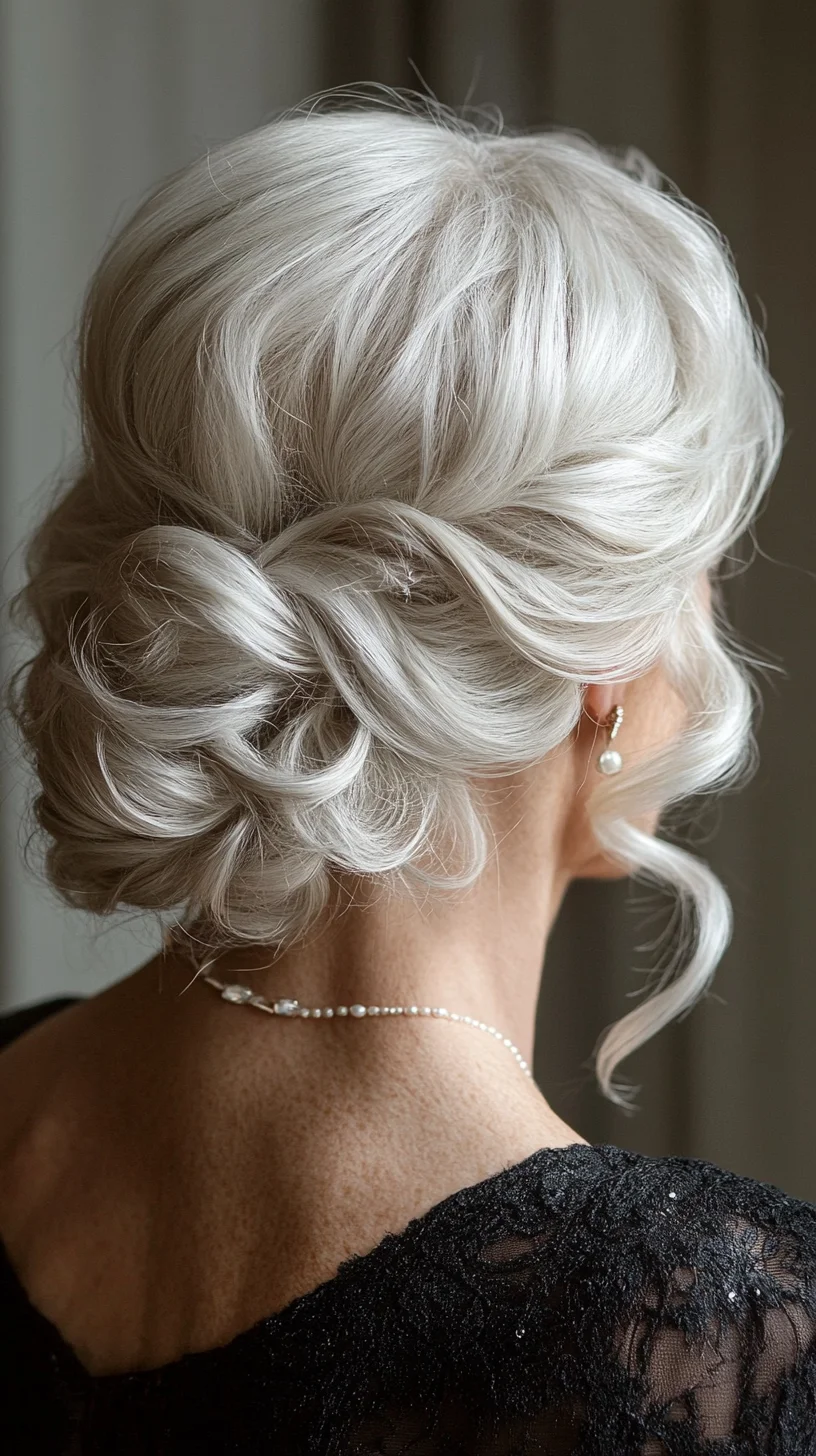 Effortlessly Elegant Twisted Updo: A Timeless Hairstyle for Every Occasion