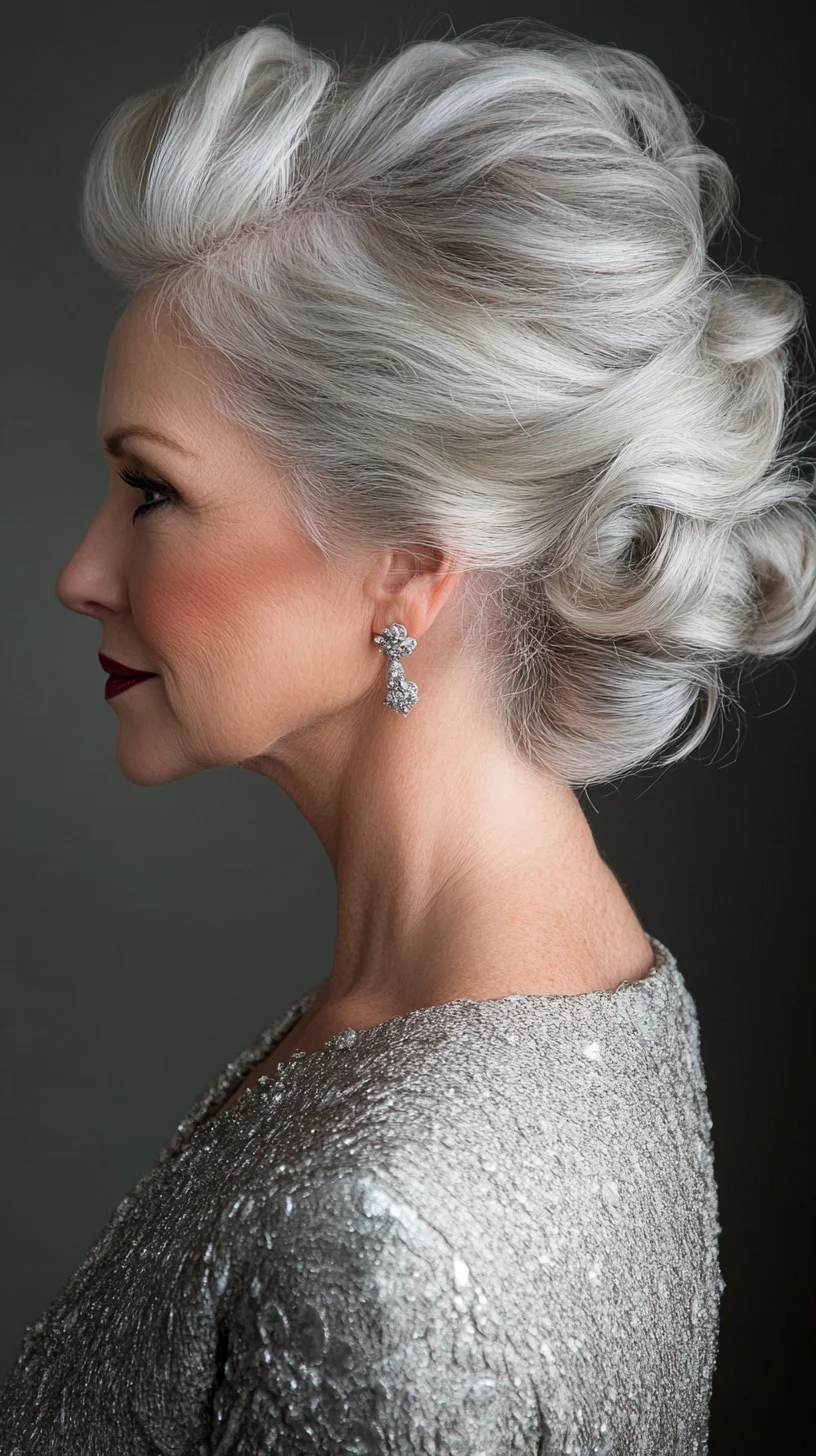 Effortlessly Elegant Updo for Timeless Sophistication