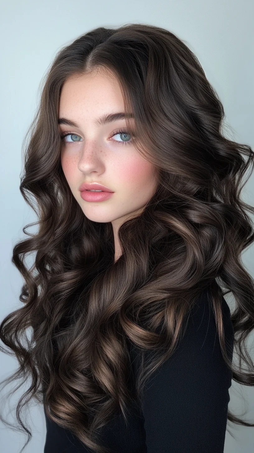 Effortlessly Glamorous Loose Waves for a Stunning, Luminous Look