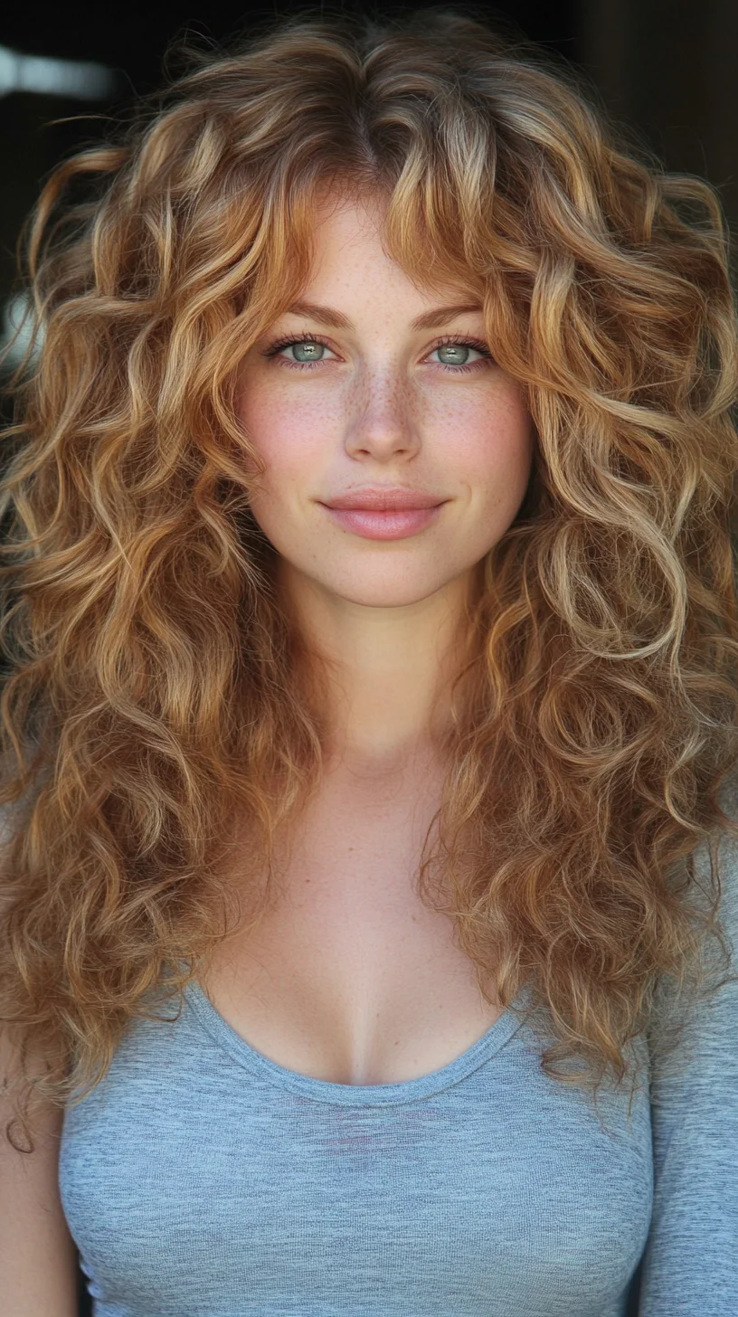 Effortlessly Glamorous: The Classic Curly Mane for Stunning Volume