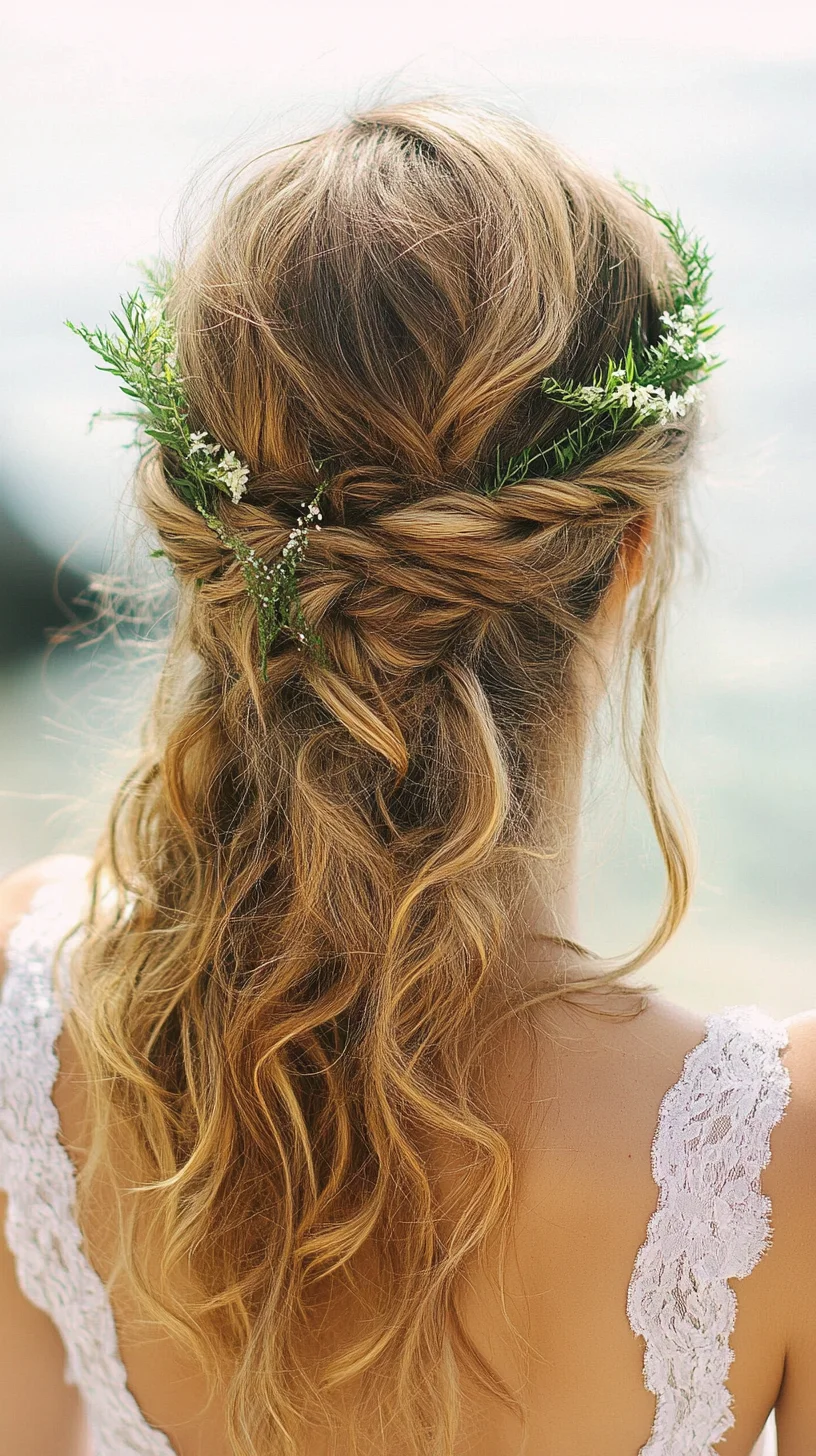 Effortlessly Romantic Boho Waves with Floral Accents for Every Occasion