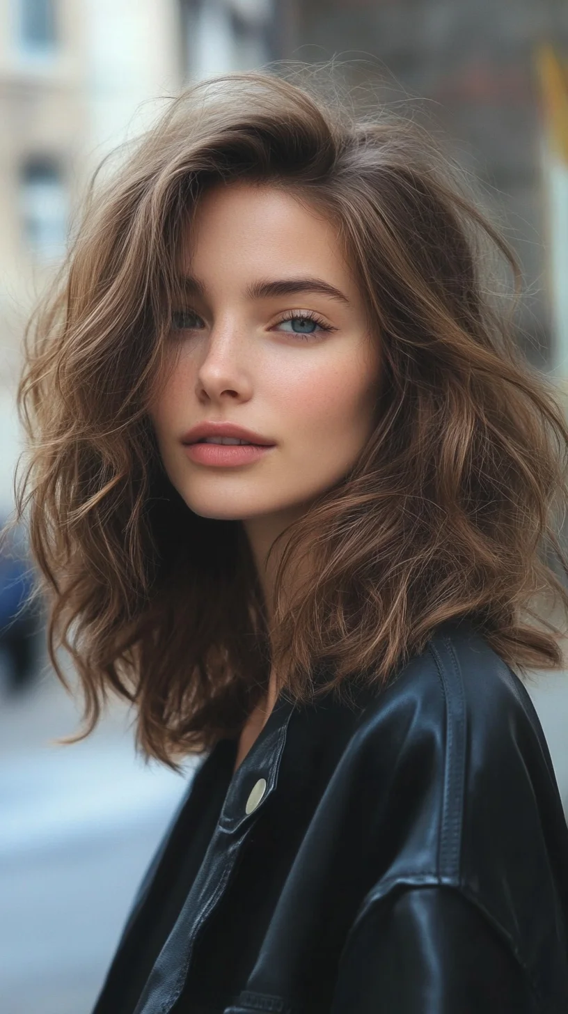 Effortlessly Tousled Waves: The Ultimate Casual Chic Hairstyle