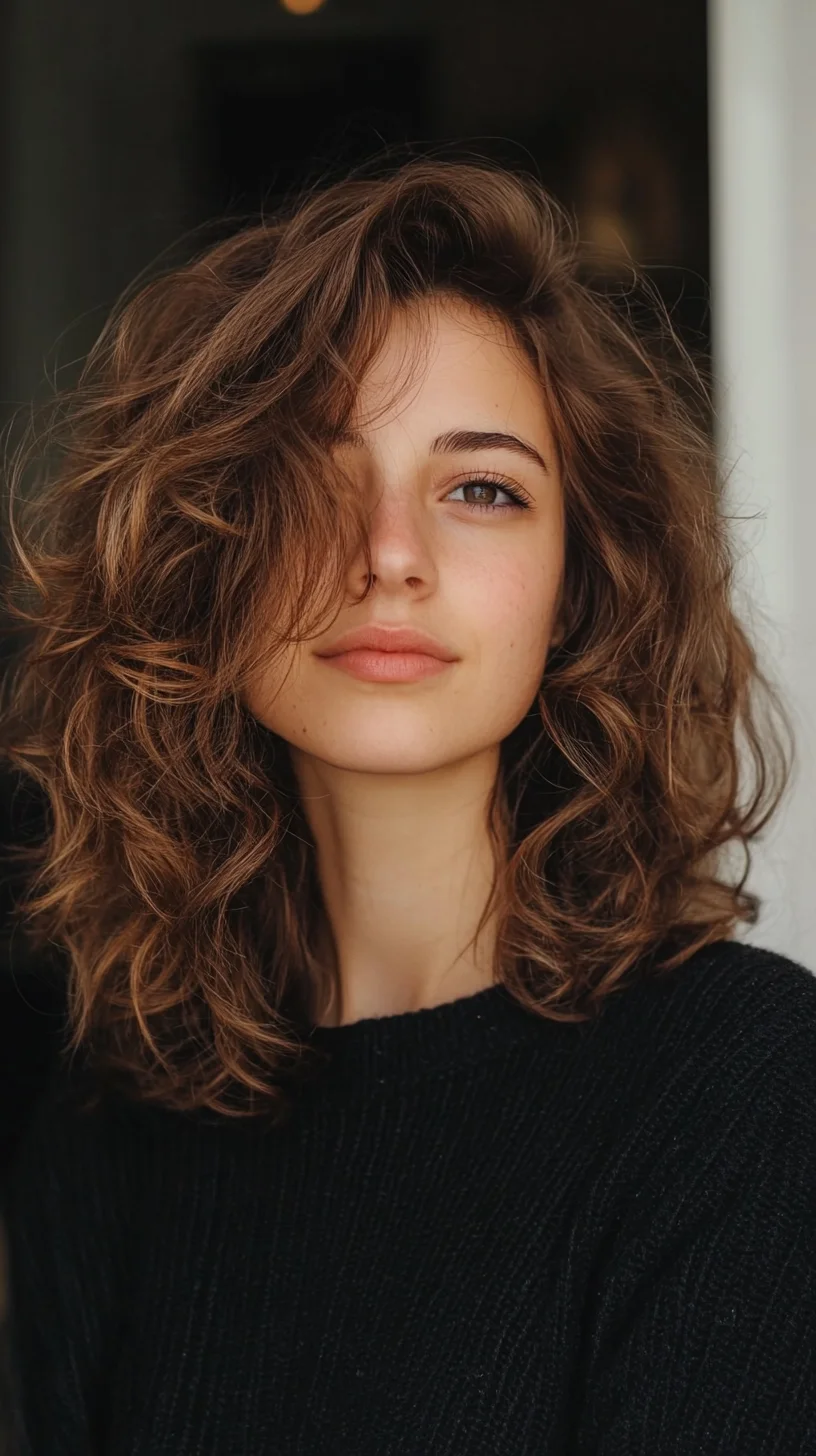 Effortlessly Voluminous Curls: The Ultimate Playful Hairdo