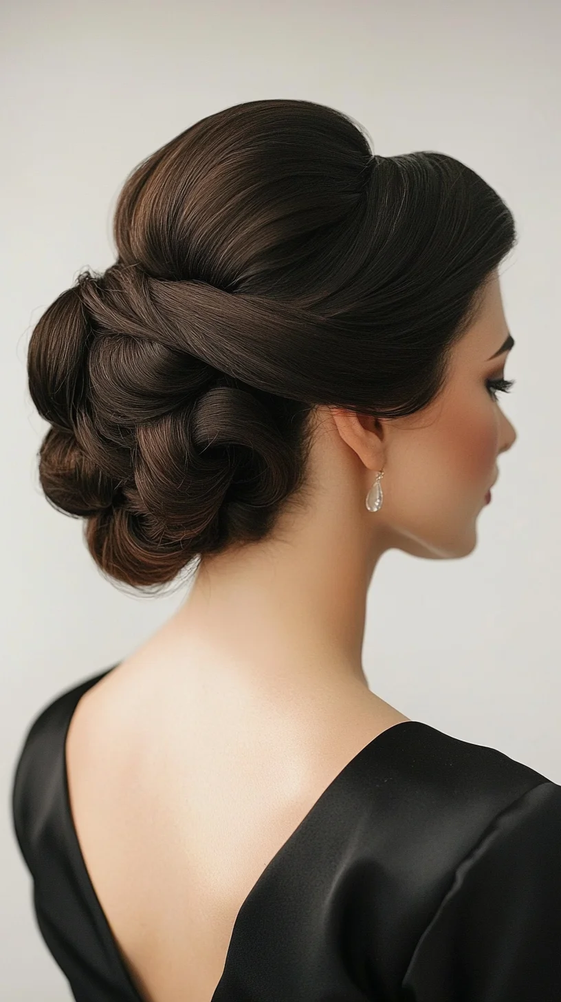 Elegant Braided Bun: A Timeless Updo for Any Formal Occasion