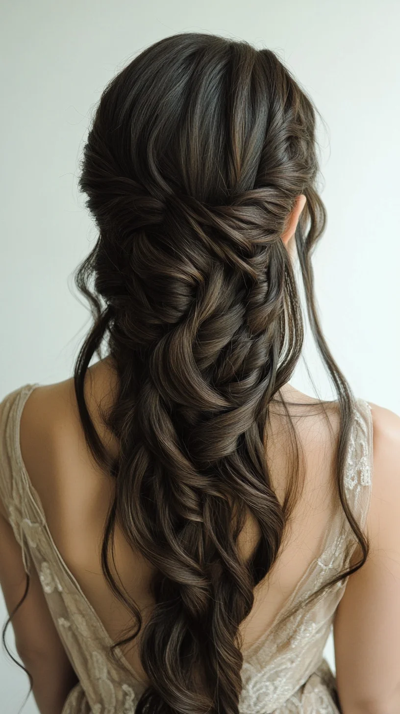 Elegant Braided Half-Up Hairstyle for a Timeless Look