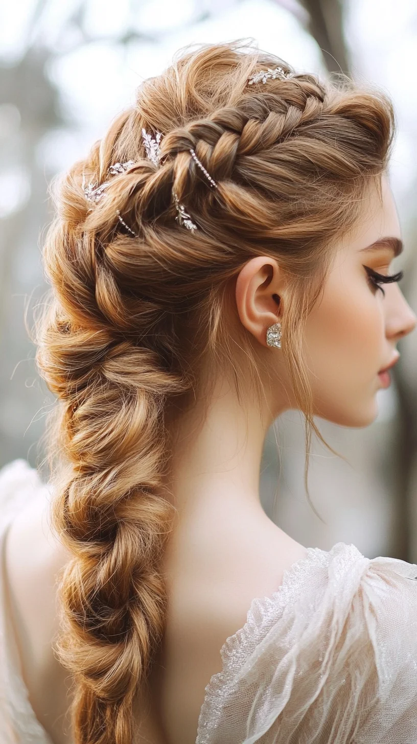 Elegant Braided Updo: A Perfect Twist of Romance and Sophistication