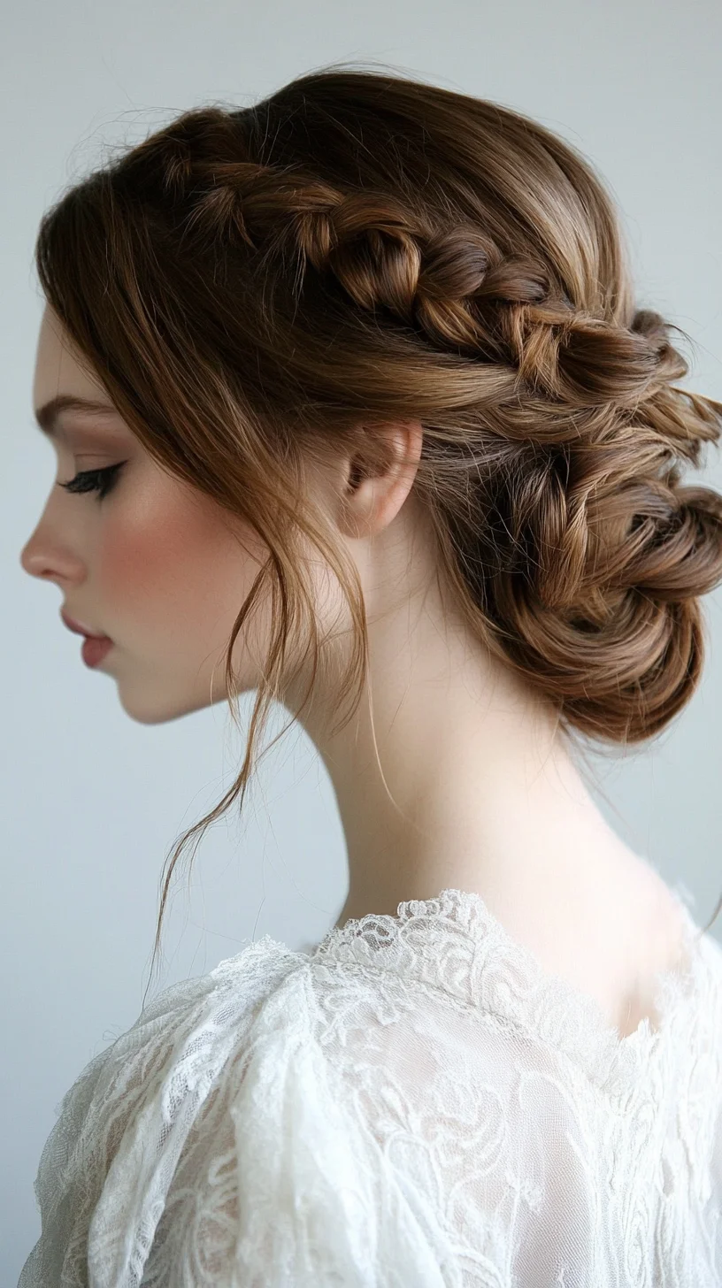 Elegant Braided Updo: A Timeless Choice for Any Occasion