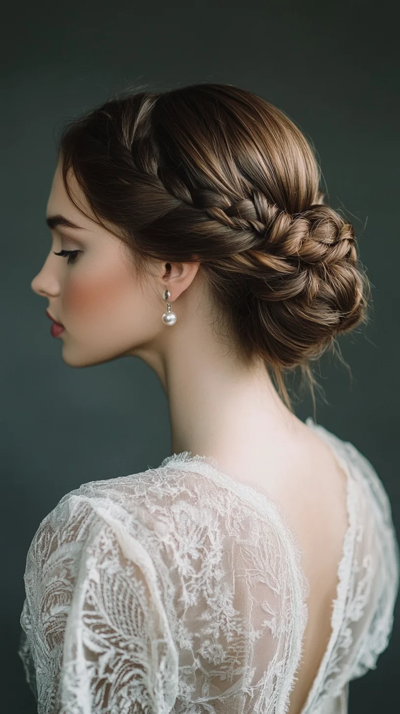 Elegant Braided Updo: A Timeless Look for Special Occasions