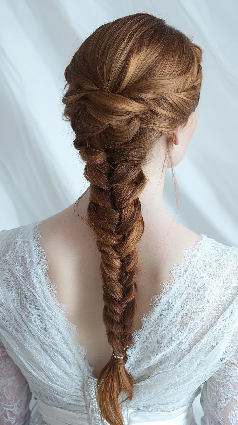 Elegant Braided Updo: A Timeless Twist for Effortless Elegance