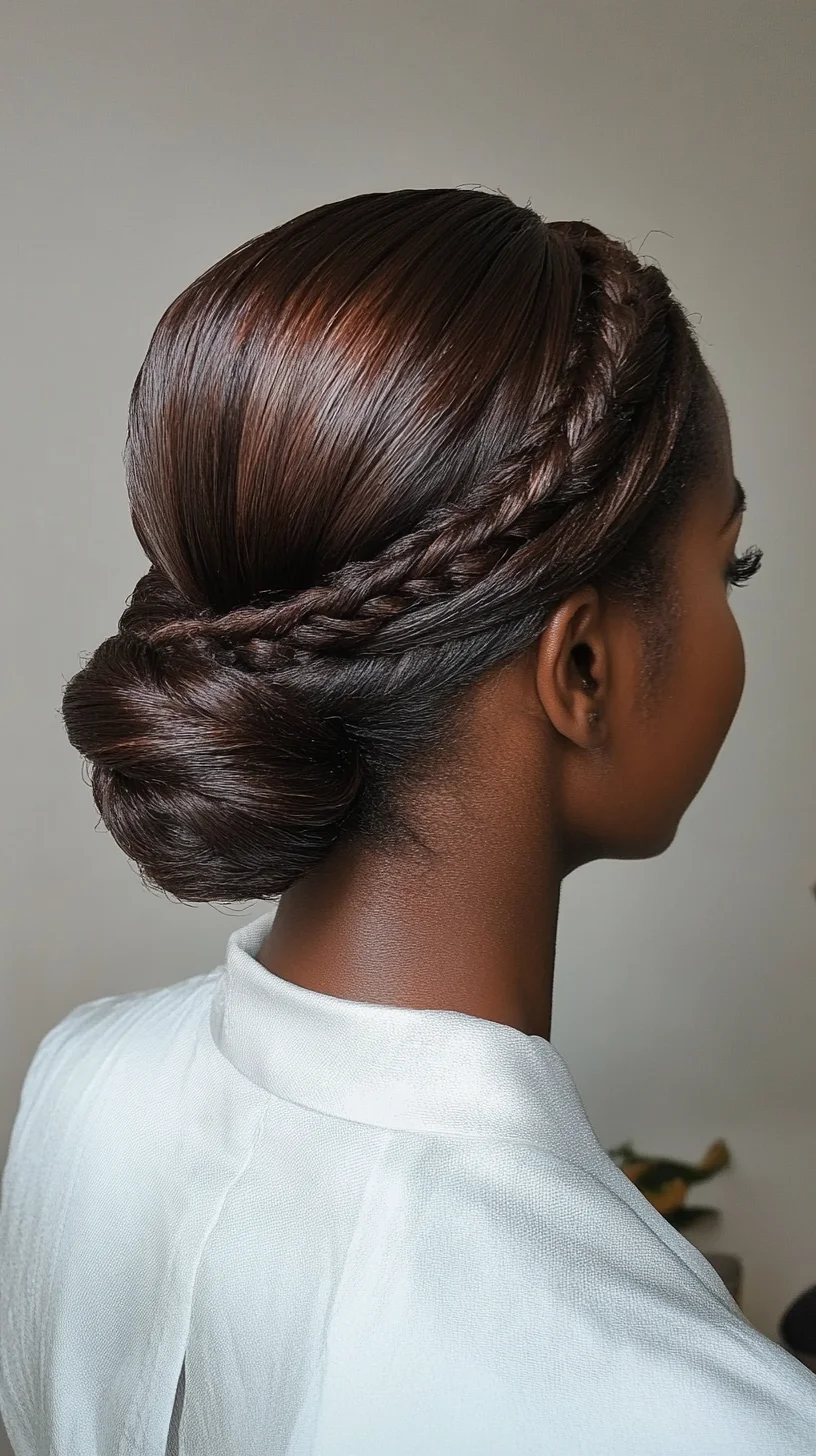 Elegant Braided Updo: Timeless Sophistication for Any Occasion